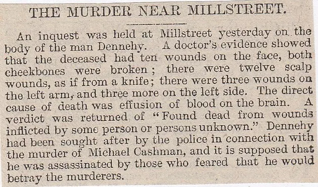 Millstreet murder,