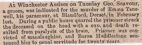 Blandford, murder