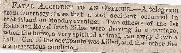 Guernsey, fatal accident