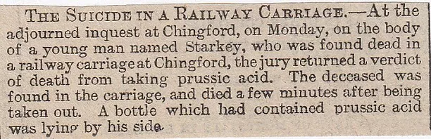 Chingford,suicide