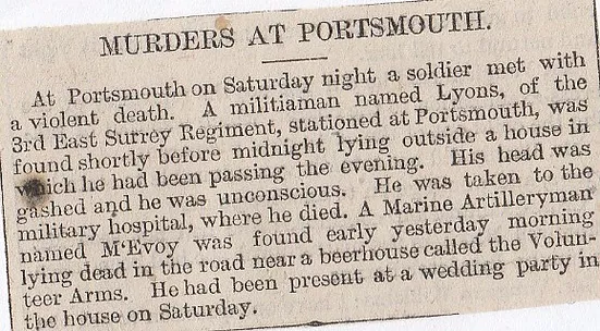 Portsmouth, murders
