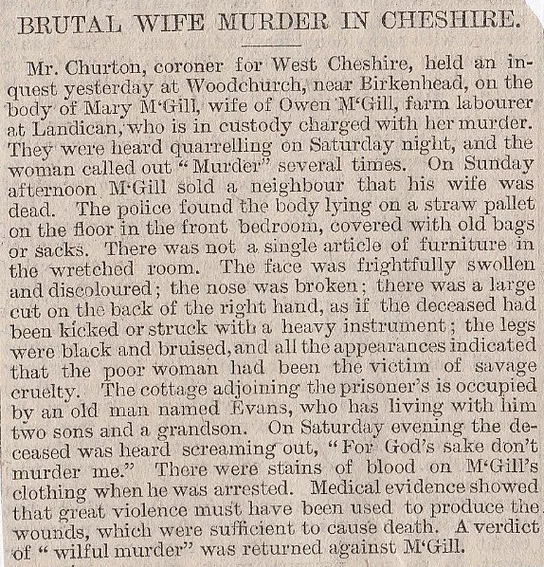 Wife murder, Birkenhead,