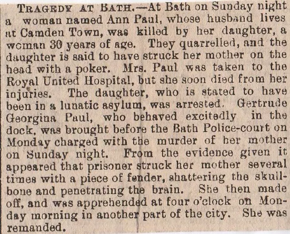 Bath, murder