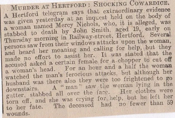 Hertford Murder