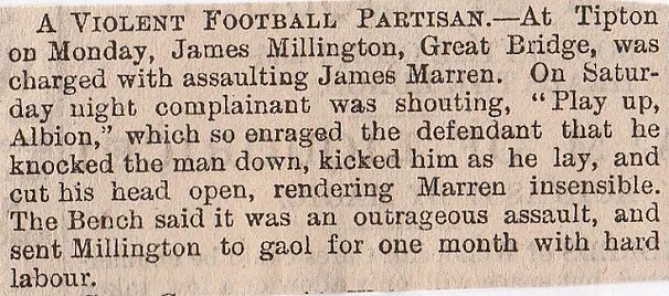 Tipton, Victorian football hooligan