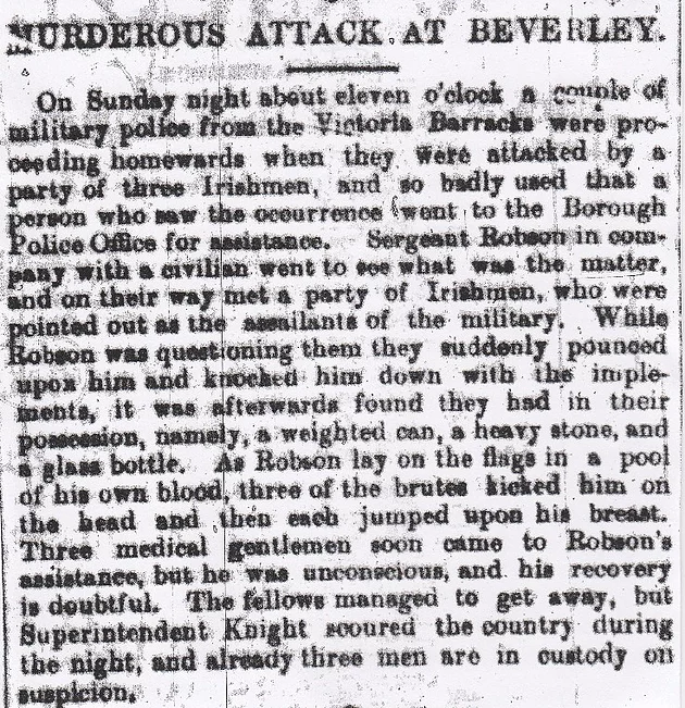 Beverley, murderous attack,