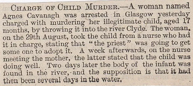 Glasgow, child murder