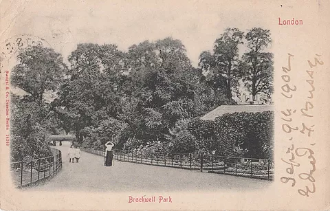 Brockwell Park, body in pond