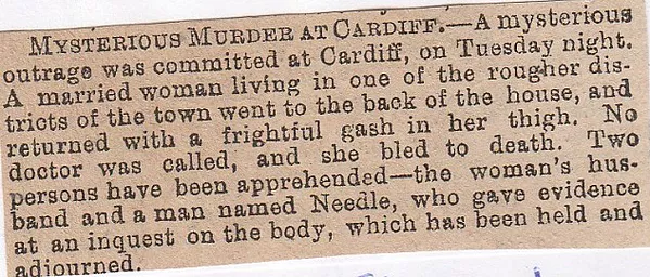 Cardiff murder, 