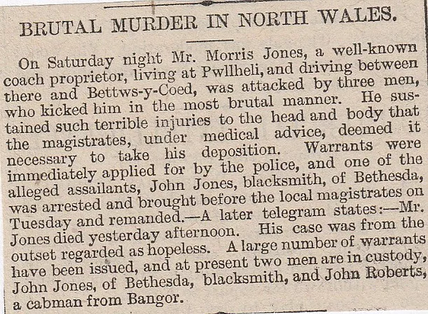 North Wales, murder,