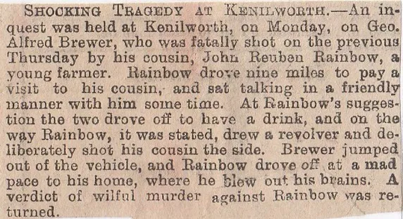 Kenilworth, murder, suicide