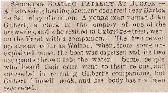 Burton, boat fatality