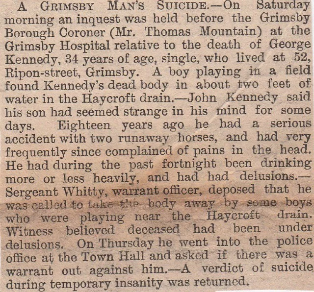 Grimsby Suicide,