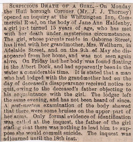 Albert dock, suspicious death, girl