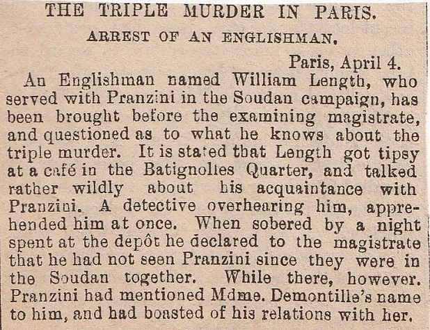 Paris, triple murder,