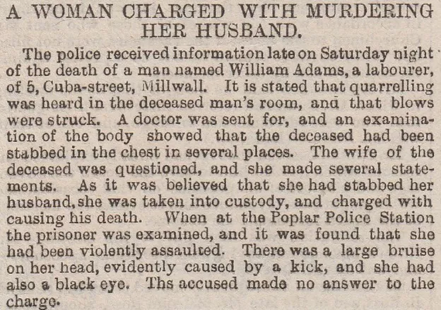 Millwall, husband, murder