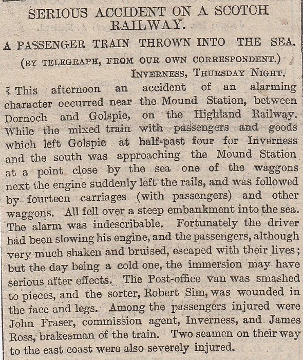 Scottish railway disaster,