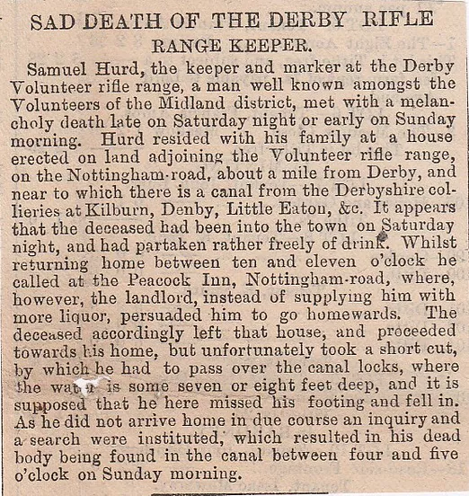 Derby Rifle Range, death
